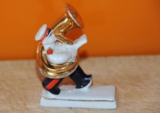 Russian Ukraine Ceramic Russian Polonnoe Musical Sousaphone Player
