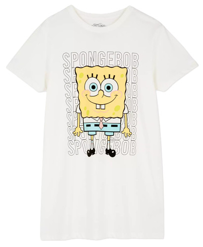 Ladies nightshirt spongebob - ladies,