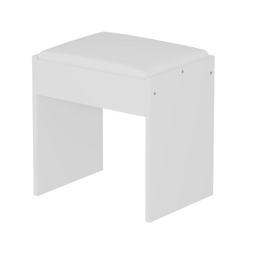 Padded vanity dressing stool - padded,