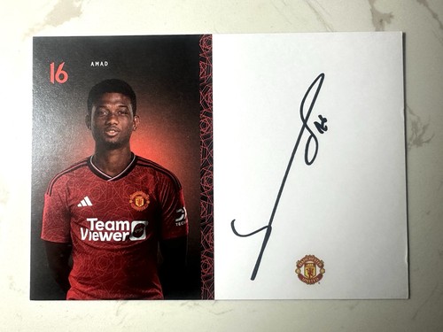 Amad diallo hand signed - diallo,