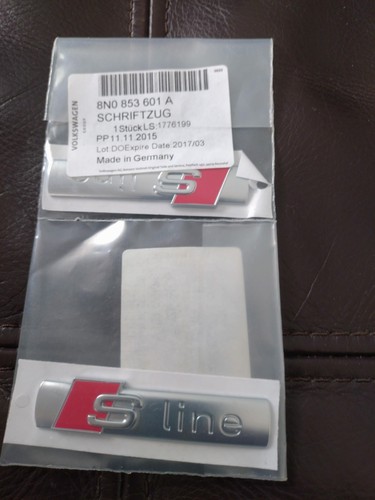 Audi line badges genuine - s-line,