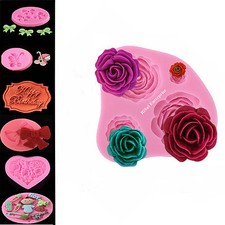 Roses Flower Bow Silicone
