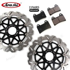 Front Brake Disc Rotor + Brake Pads For Ducati ST4S 996 2001-2005 ST4 1999-2002