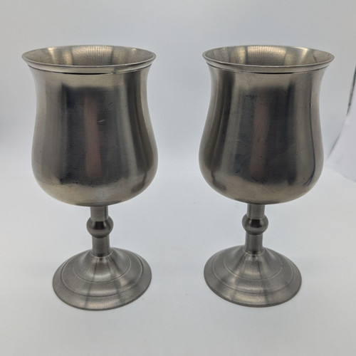 Vintage pewter wine - vintage,