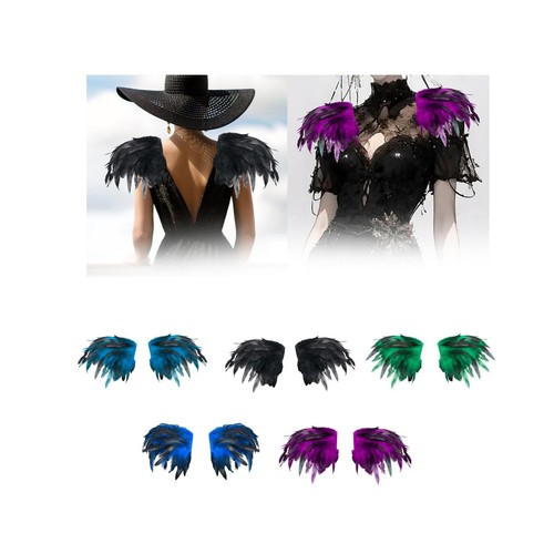 Feather shawl halloween shrug - feather,