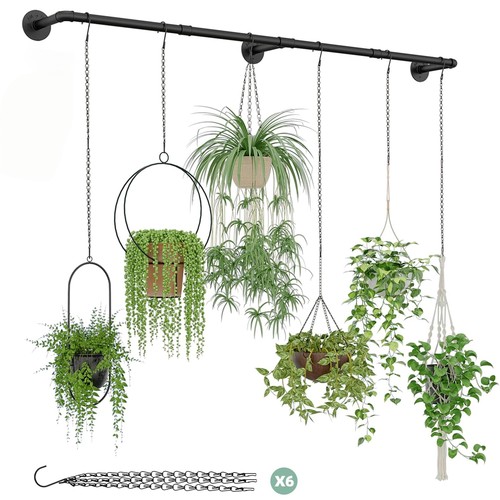 70in hanging planter - planter, rod