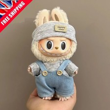 New 17cm For Labubu Doll Clothes Set Stylish Outfit Dolls Accessories UK