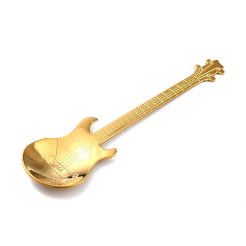 Gold stainless steel guitar - gold,