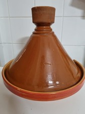 Stoneware Tagine 28cm Orange