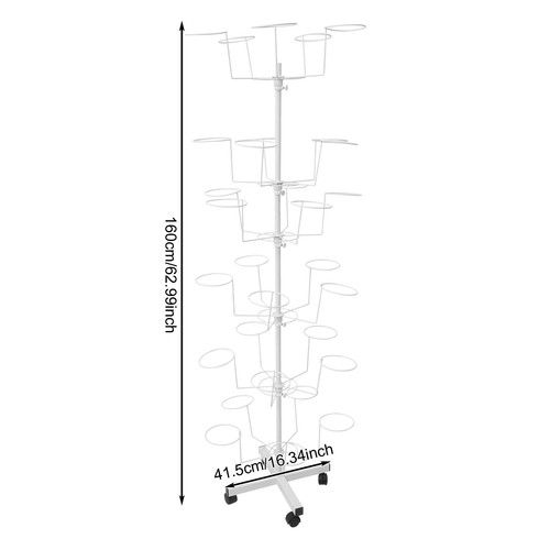Tier hats display rack - hats,