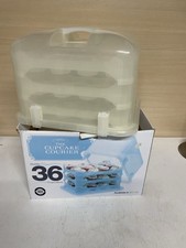THE CUPCAKE COURIER - 3 TIER - 12 CUPCAKES PER TIER (36 TOTAL) - CREAM COLOR