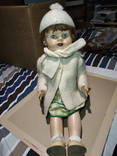 Pedigree doll 1950s flirty - doll,