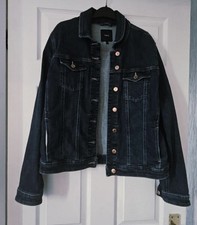 Ladies Next Stretch Denim Jacket Stunning Condition Size 16 Worn Twice