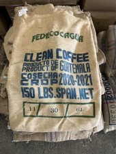 Empty Coffee Hessian Burlap
