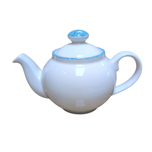 Topaz dapple edge teapot - 6,