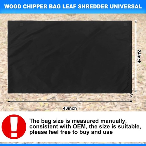 Leaf shredder collection bag - leaf,