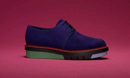 Camper marta purple suede worn - camper,