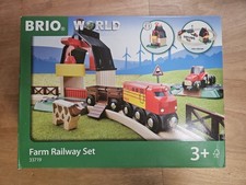 Brio World Farm Railway Set 33719 2011 Wooden Train Railway New Boxed