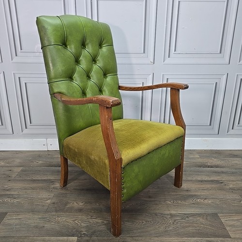 Antique chesterfield armchair - antique,