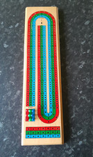 Vintage Solid Wood Cribbage