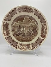 Alfred Meakin Fair Winds Copper Engravings New York Harbor 10 1/4" SERVING BOWL