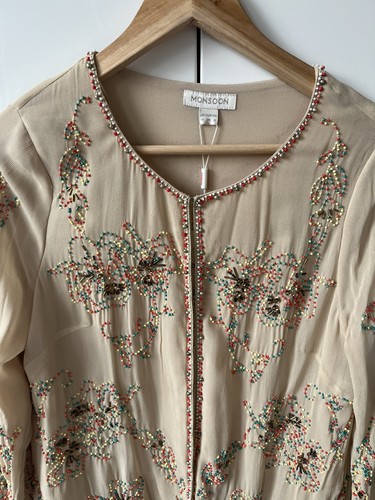 Monsoon beaded jacket - size, 10