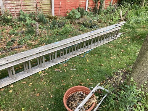 Aluminium extension ladder - extension,