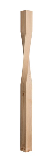 Staircase twisted newel - newel, post