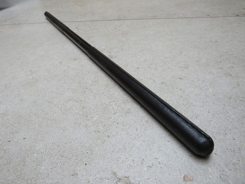 Black leather and wooden - and,
