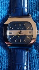 DOXA BLUE AND SILVER AUTOMATIC