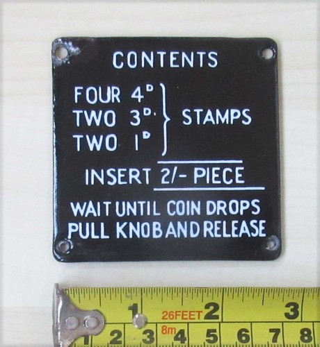 Gpo type stamp vending - gpo, f