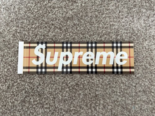 Supreme ss22 burberry box logo - box,