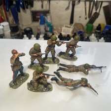 Airfix 1/32 WW2 Russian Infantry Vintage Model Toy Soldiers Painted