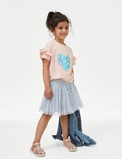 Marks & Spencer Girls Blue Mini Rara Girls Skirt - M&S