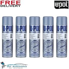5X U-Pol Grey Primer Spray Grey Power Can 500ml
