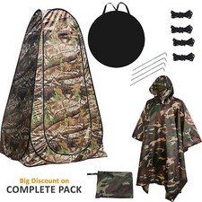 Pop-Up Privacy Tent Portable Outdoor Camping Shower Toilet Changing Room Hiking