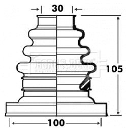 Borg beck bcb2883 wheel - beck,