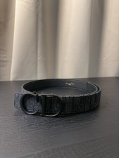 Black Christian Dior CD Belt