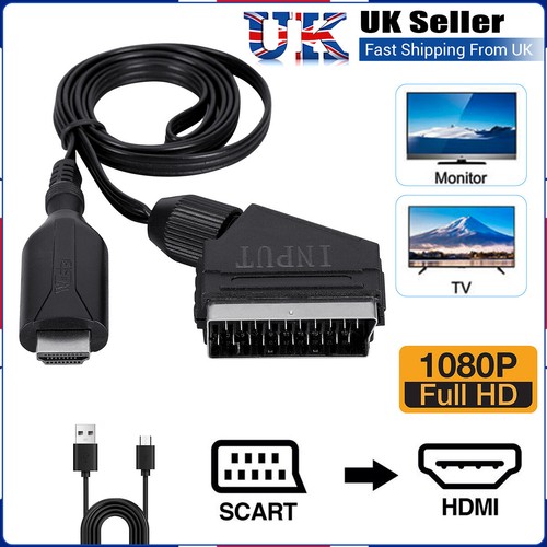 Scart tto hdmi - converter, +