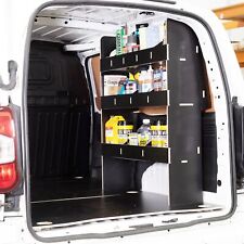 Peugeot Partner L2 (Long) 2018+ Driver Side Rear HEXABOARD Van Racking Shelving