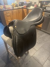 Pessoa Jump Saddle 17 Black (Medium Wide) Used Condition