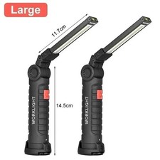 2X Large LED Work Light COB Inspection Lamp Magnetic Torch USB Rechargeable Car