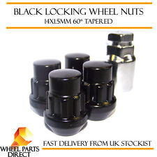 Black Locking Wheel Nuts 14x1.5 Bolts for Land Rover Discovery [Mk2] 98-04