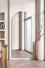 Large Frameless Arched