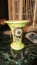 Rare Art Deco Kensington Price Belgrave Lustre Embossed Vase