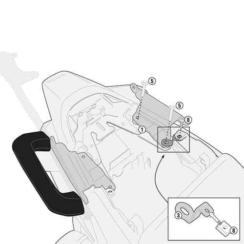 Givi motorcycle specific kit - specific,