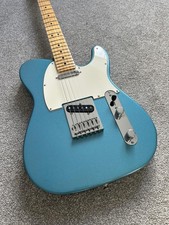 Fender Player Telecaster Tidepool Blue Electric Guitar and Lead