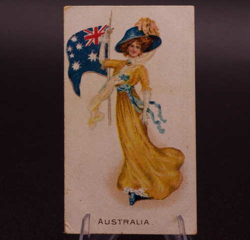 1910 wills flag girls all - 1910,