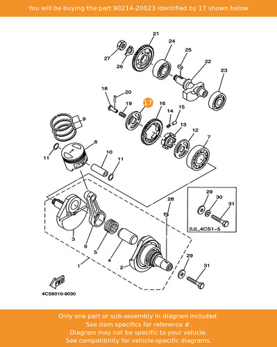 Yamaha washer claw - washer,,