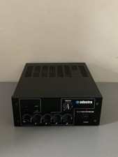 Adastra 25W Professional Mixer Amplifier 3 Channel Mic Line As Is Untested Parts